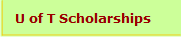 U of T Scholarships
